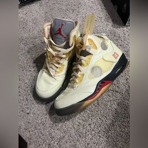 Jordan 5 off white